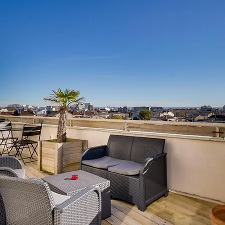 Le Rooftop - A 10min De Bordeaux Centre Apartman Talence